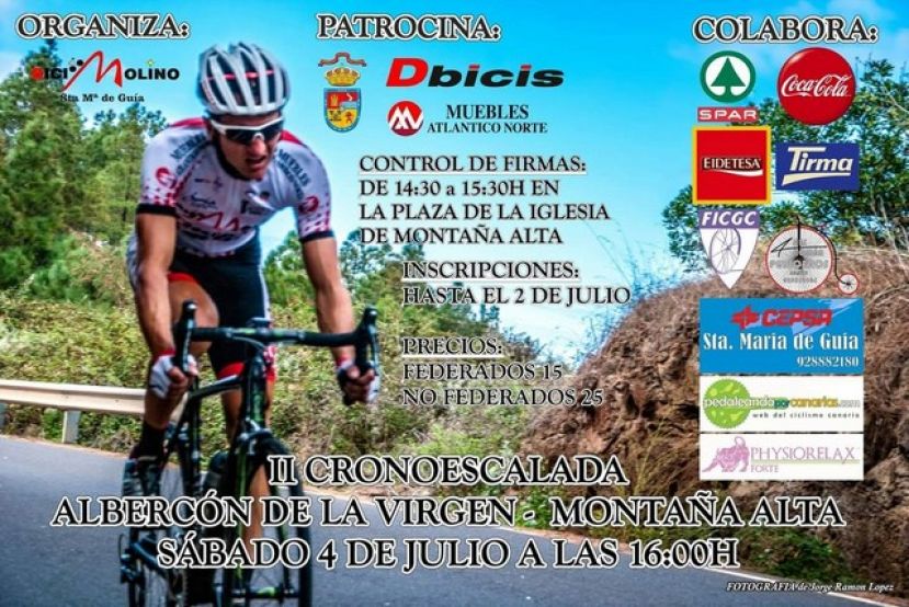 Este s&aacute;bado se disputa la 2&ordf; Cronoescalada  Alberc&oacute;n de La Virgen-Monta&ntilde;a Alta