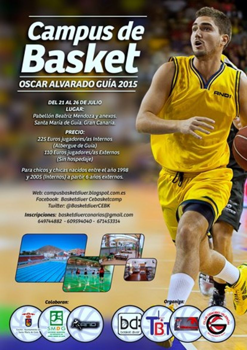 Baloncesto: Campus Oscar Alvarado Gu&iacute;a 2015