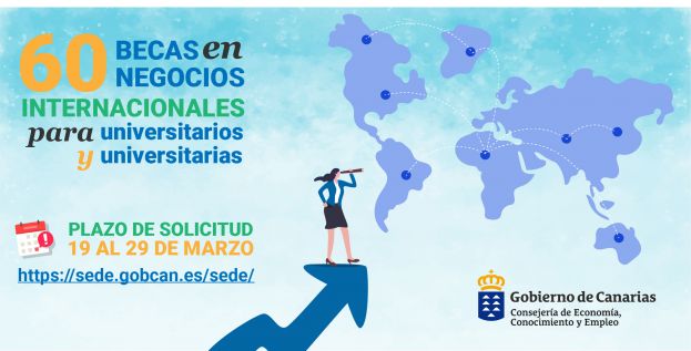 La Consejer&iacute;a de Econom&iacute;a convoca 60 becas en negocios internacionales para personas universitarias