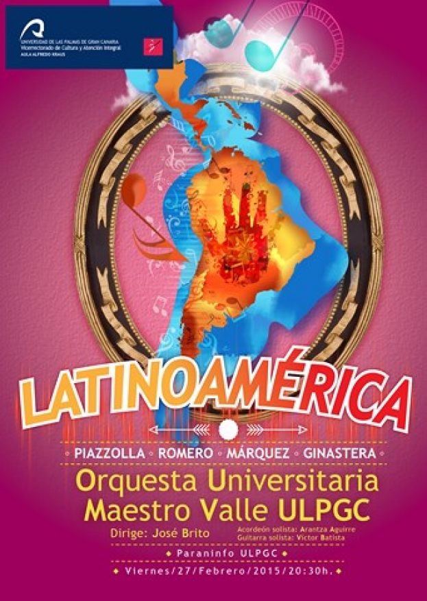 Concierto Ben&eacute;fico "LATINOAM&Eacute;RICA" con la Orquesta Universitaria Maestro Valle de la ULPGC
