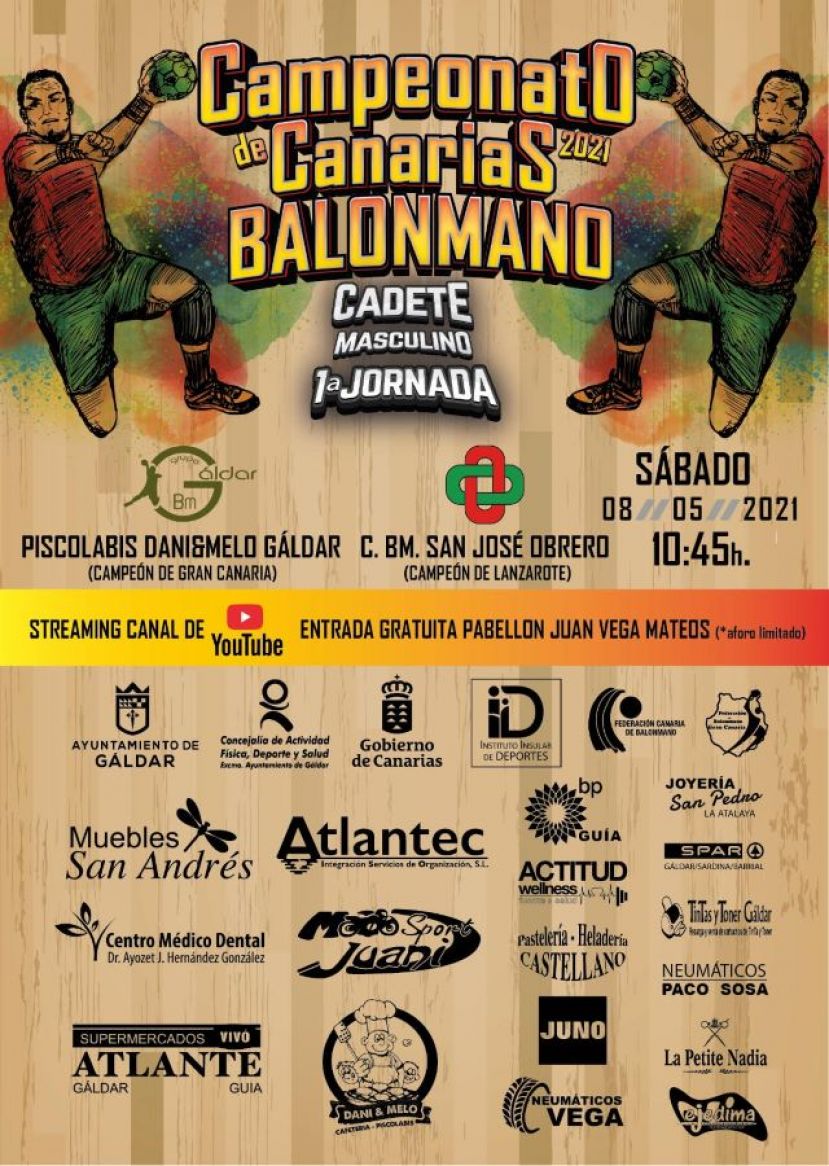 Balonmano: Primera jornada de los Campeonatos de Canarias en G&aacute;ldar