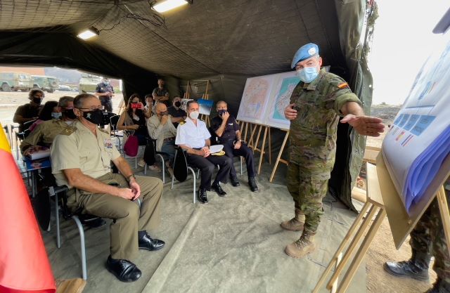 El Contingente de la ONU de la Brigada "Canarias" XVI, lista para desplegar en El Libano
