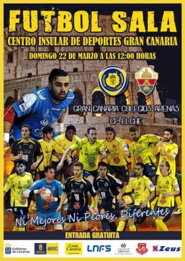 F&uacute;tbol Sala: Este domingo, partido crucial en el CID frente al Elche (12.00)