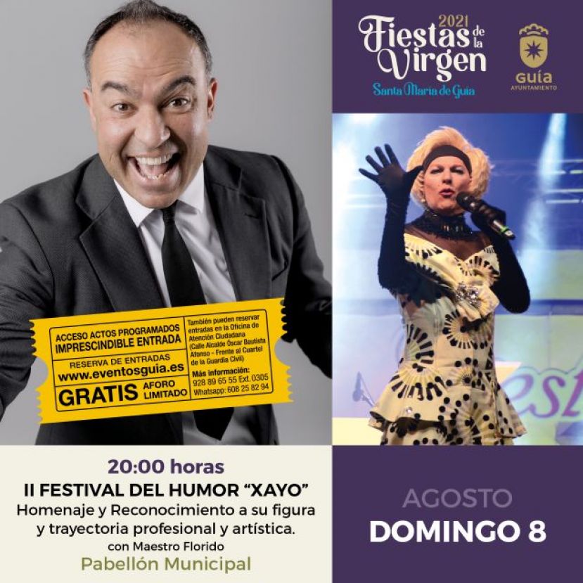 Gu&iacute;a: Entrega Hijo Predilecto de Gu&iacute;a a &lsquo;Xayo&rsquo; en el II Festival del Humor con su nombre