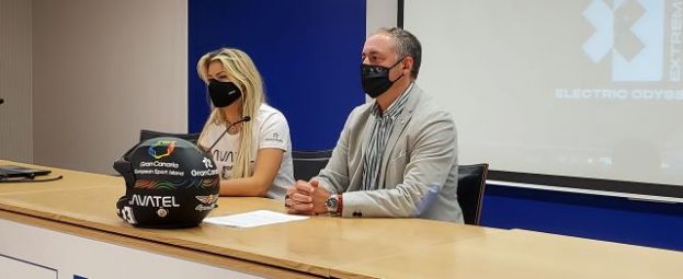 La piloto &iacute;talo-canaria Christine Giampoli ser&aacute; la imagen de Gran Canaria Isla Europea del Deporte en el campeonato Extreme-E