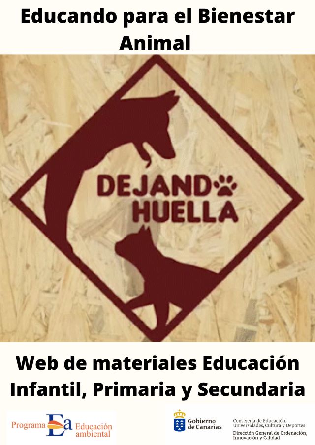 Educaci&oacute;n presenta a los centros la web &ldquo;Dejando huella&rdquo; en el D&iacute;a Mundial de los Animales