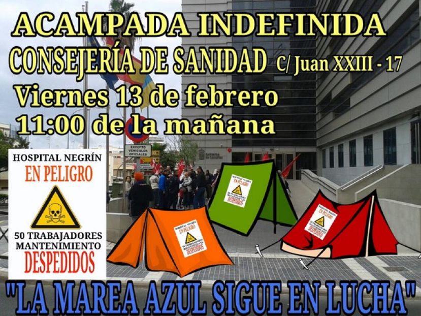 Comunicado: Trabajadores de mantenimiento del Hospital Doctor Negr&iacute;n despedidos