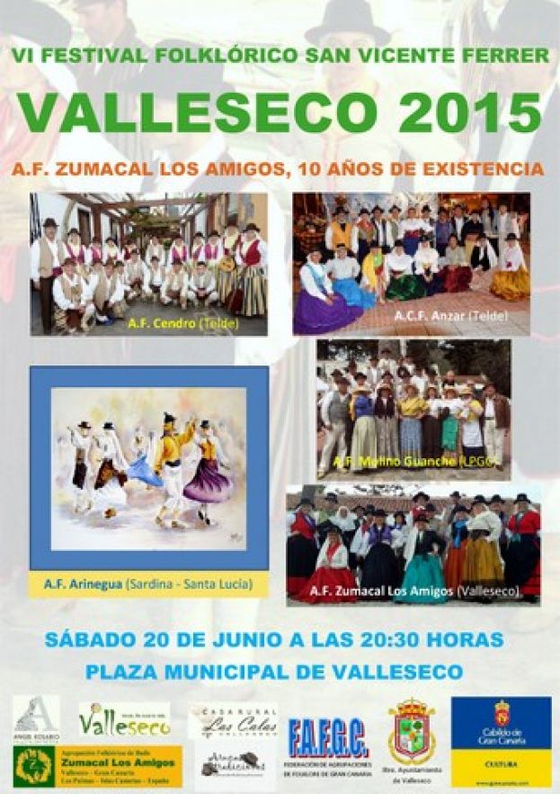 Valleseco: Fin de Fiesta con Bailes y M&uacute;sica Canaria