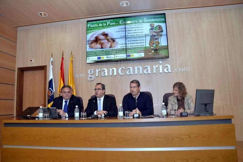 Firgas: Se presentan la Fiesta de la Papa y el Encuentro del Senderista