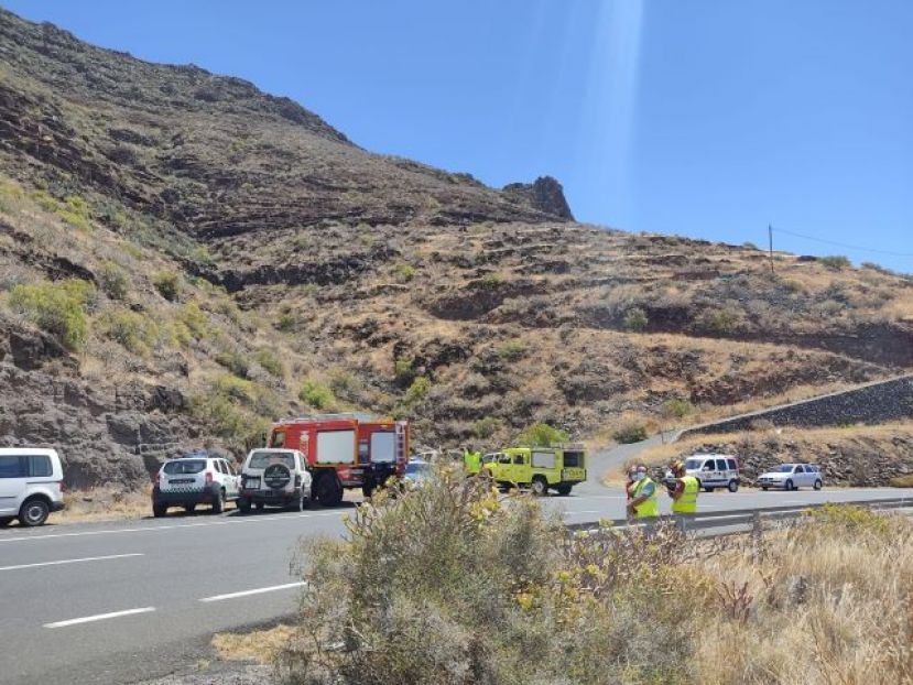La Gomera: Extinguido el conato de incendio de este domingo en San Sebasti&aacute;n