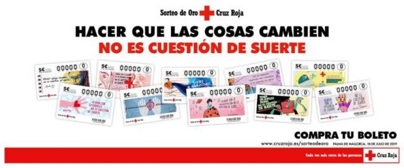 Sorteo de Oro Cruz Roja a favor de las personas m&aacute;s desfavorecidas