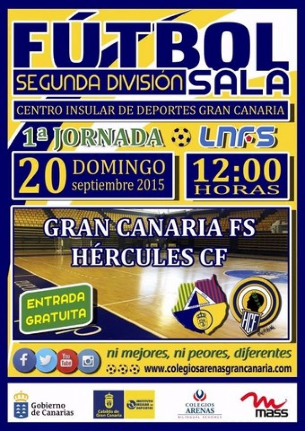 El Gran Canaria FS se estrena el domingo en casa ante el H&eacute;rcules