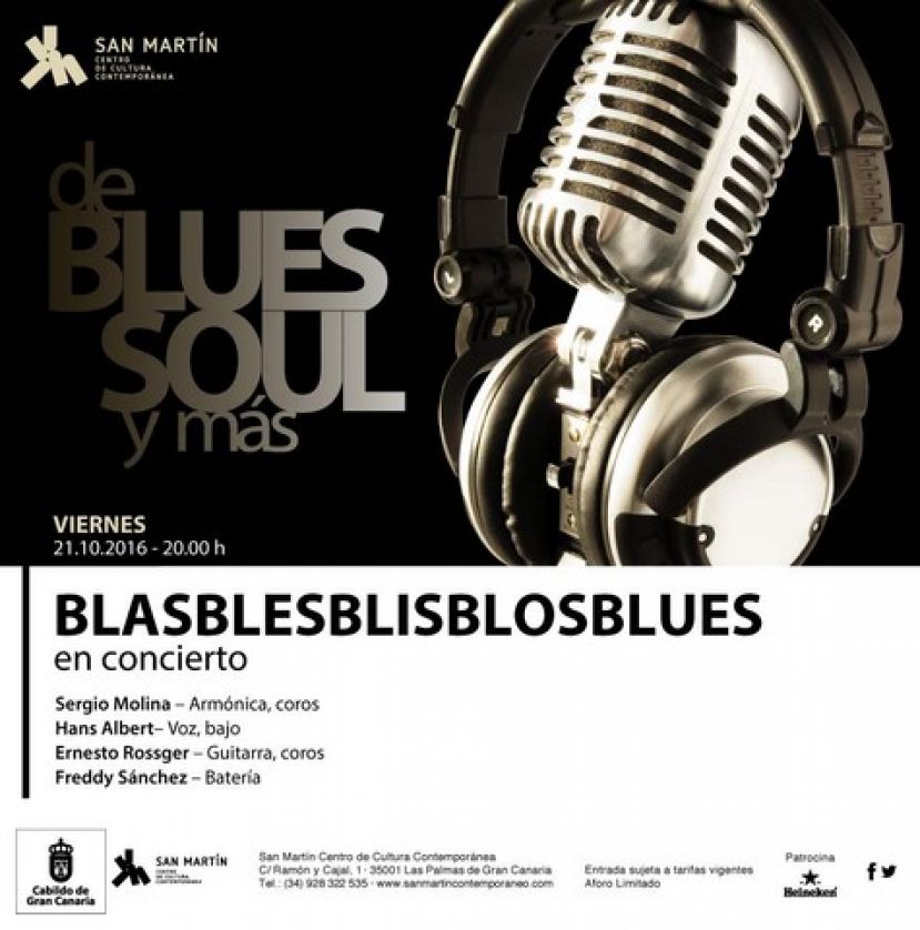 San Mart&iacute;n arranca este viernes el ciclo de conciertos &lsquo;De blues, soul y m&aacute;s&rsquo; 2016