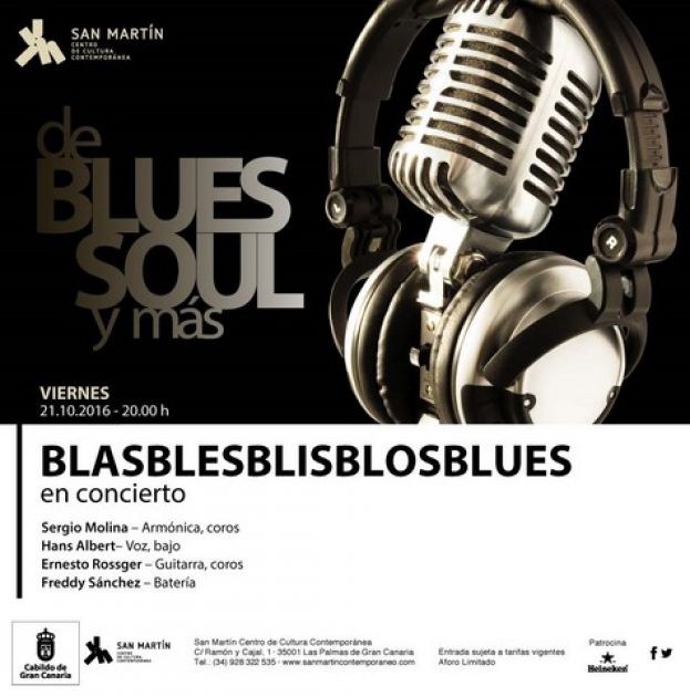 San Mart&iacute;n arranca este viernes el ciclo de conciertos &lsquo;De blues, soul y m&aacute;s&rsquo; 2016