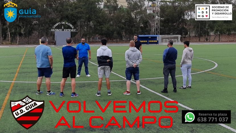 F&uacute;tbol: Todo listo para la vuelta a los entrenamientos de la UD Gu&iacute;a