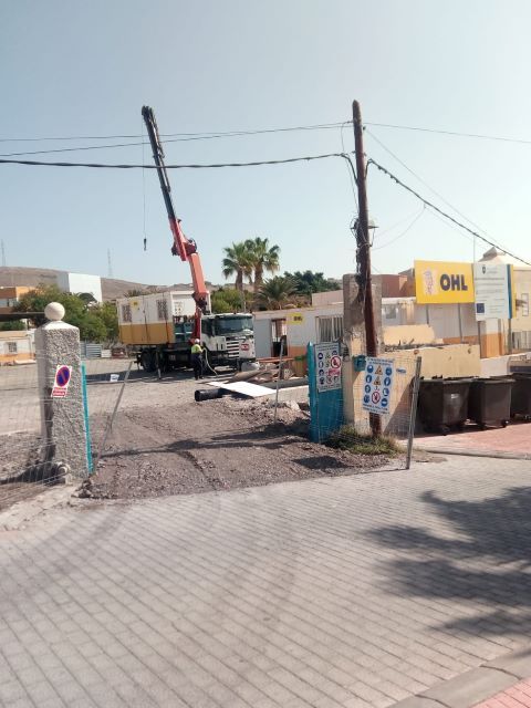 Mog&aacute;n firm&oacute; el inicio de la obra de la guarder&iacute;a a pesar de problemas t&eacute;cnicos
