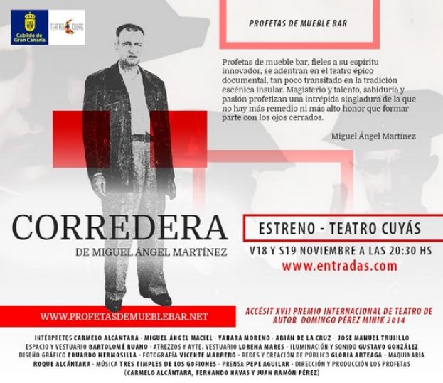 Arrancan los ensayos de &ldquo;Corredera&rdquo;, que se estrena el mes de noviembre