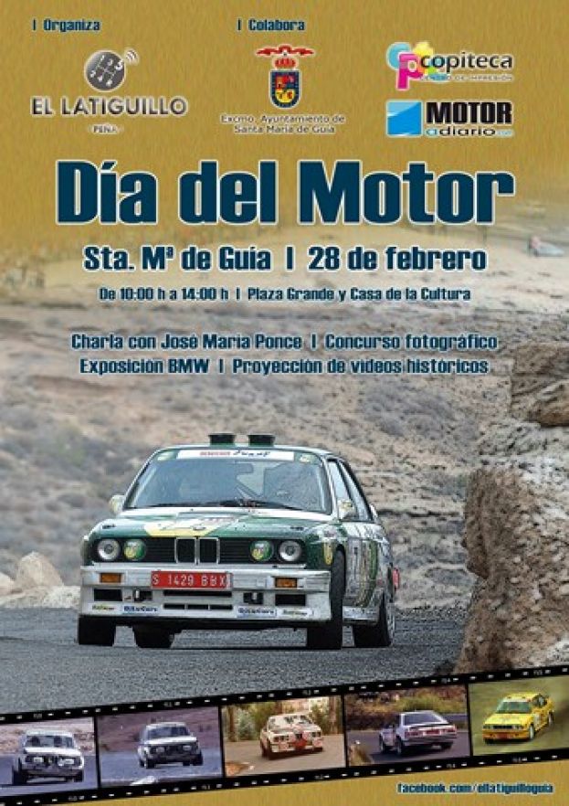 Santa Mar&iacute;a de Gu&iacute;a acoge este s&aacute;bado, 28 de febrero, el D&iacute;a del Motor