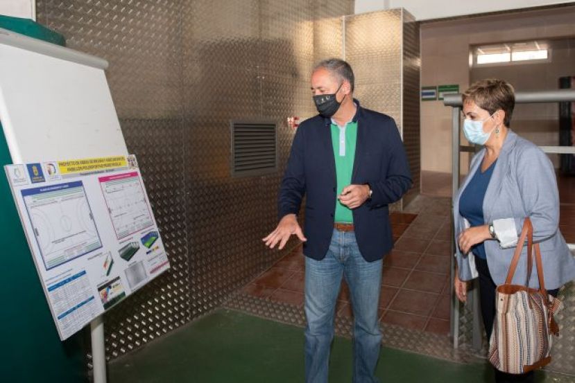 La Consejer&iacute;a de Deportes y el Ayuntamiento de Ingenio inician las obras de mejora del Polideportivo Pedro Padilla
