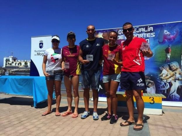 Daniel S&aacute;nchez y Ver&oacute;nica Navarro ganan la IX Traves&iacute;a Taurito-Playa Mog&aacute;n