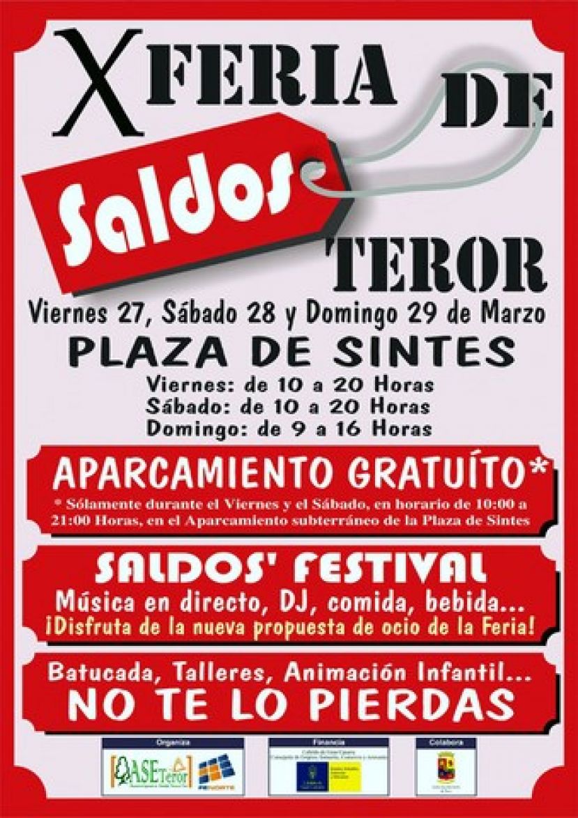 Teror celebra el &uacute;ltimo fin de semana de marzo su 10&ordf; Feria de Saldos