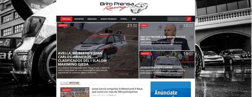 El portal del motor Brito Prensa Racing se renueva