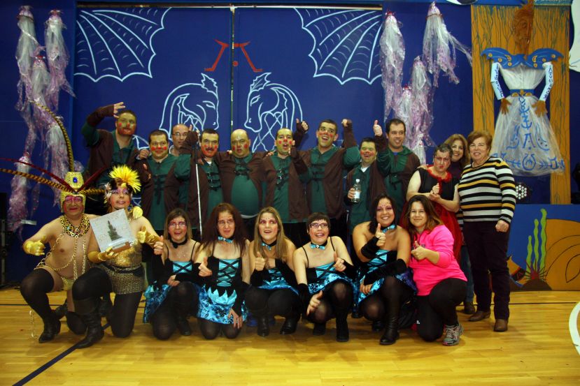 Valleseco: El Centro Ocupacional lleva divertimiento y ocio al carnaval de G&aacute;ldar
