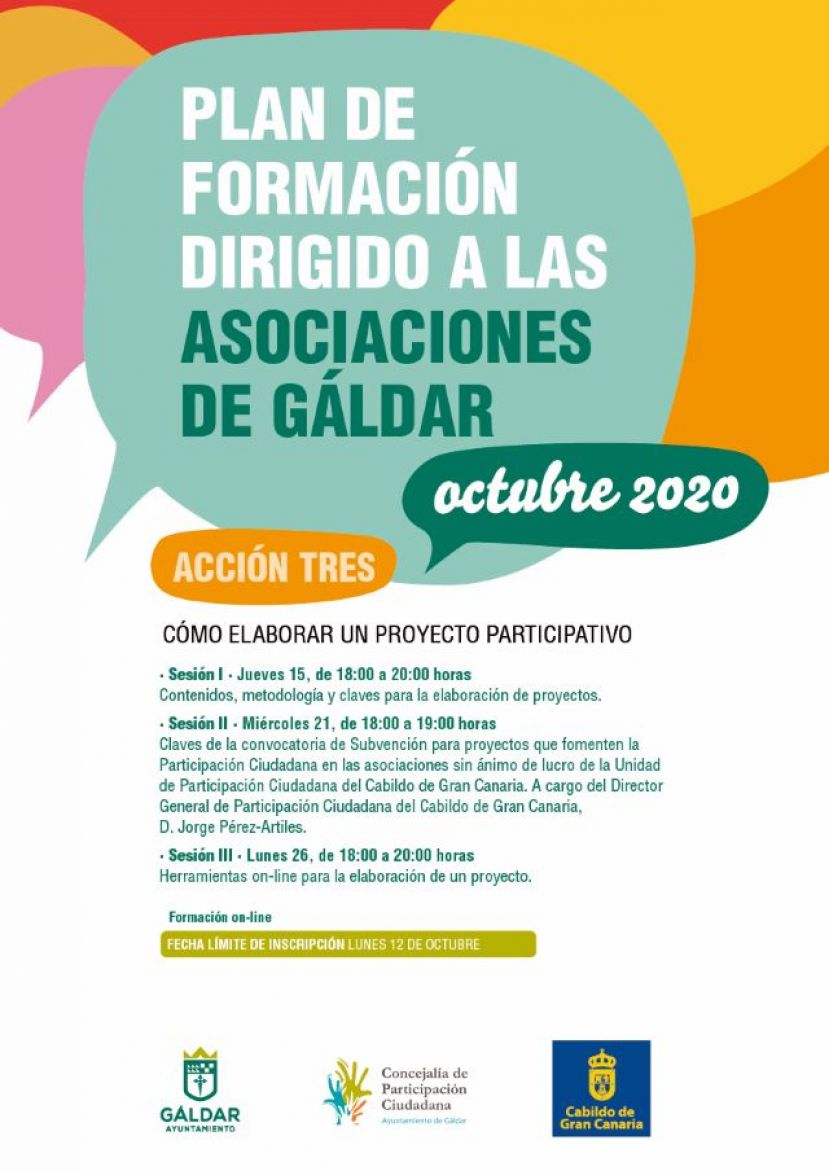G&aacute;ldar: Nueva acci&oacute;n formativa sobre la elaboraci&oacute;n de proyectos participativos