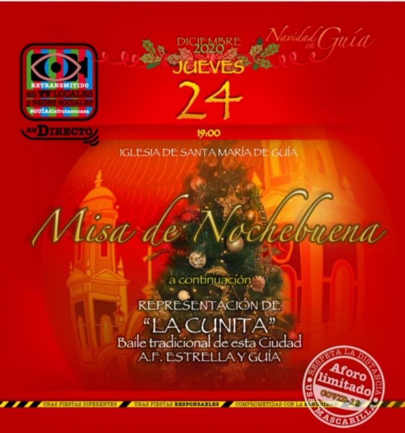 El Ayuntamiento de Gu&iacute;a retransmite en Nochebuena el Baile de La Cunita