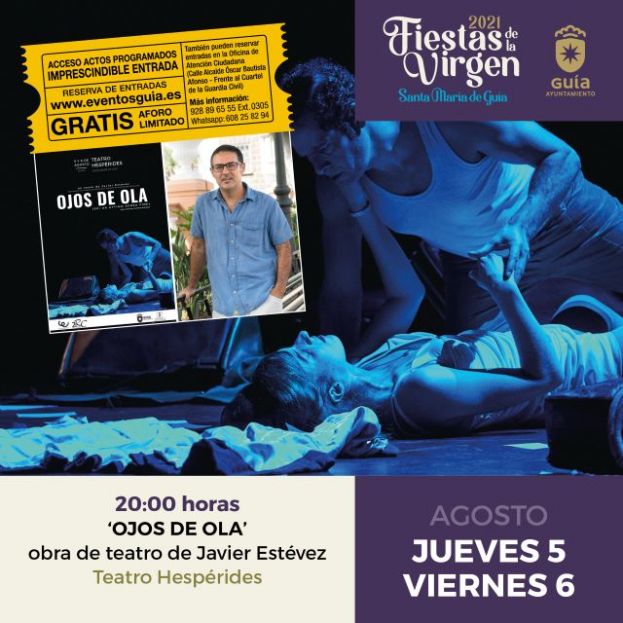 &Uacute;ltimas entradas para la nueva obra de teatro de Javier Est&eacute;vez, &lsquo;Ojos de Ola&rsquo;