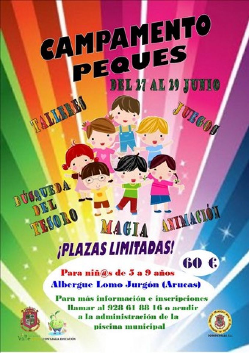 Los peques de Valleseco se van de campamento al Aula de Lomo Jurg&oacute;n