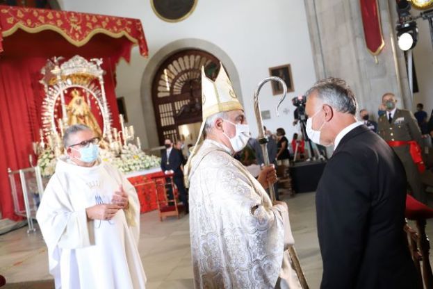 El presidente de Canarias asiste al acto oficial de celebraci&oacute;n de la festividad de la virgen de Candelaria