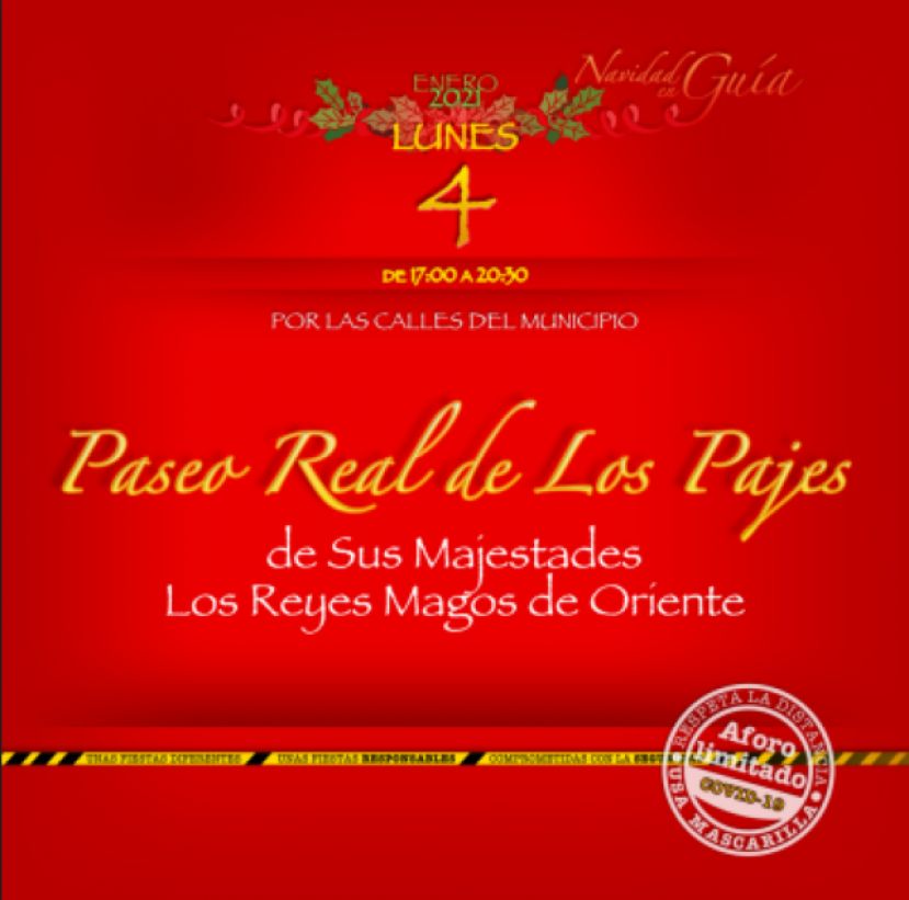 Gu&iacute;a: Paseo Real de los Pajes de Oriente por las calles del municipio
