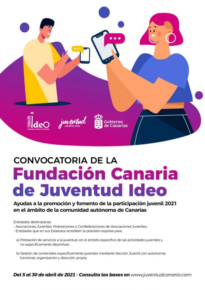 Juventud conceder&aacute; hasta 2.000 euros a proyectos de participaci&oacute;n juvenil