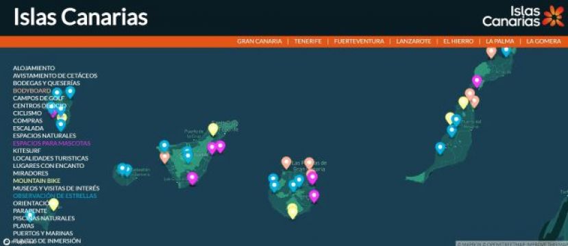 Canarias se estrena en Fitur ofreciendo la geolocalizaci&oacute;n de sus recursos tur&iacute;sticos
