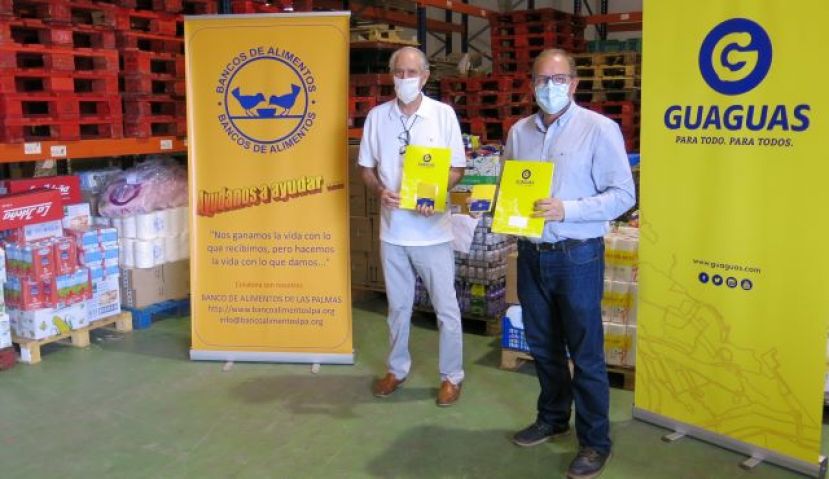 Guaguas Municipales coopera con el Banco de Alimentos y los voluntarios
