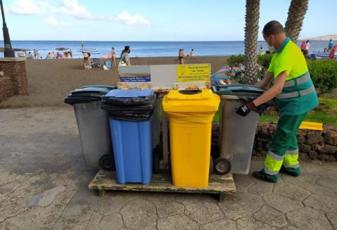 La UTE Telde har&aacute; el servicio de limpieza y recogida de basura durante el fin de semana
