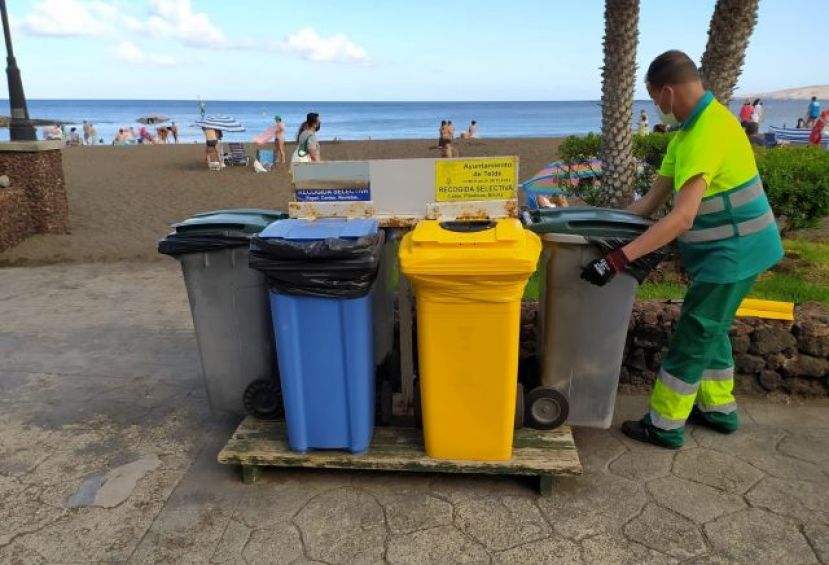 La UTE Telde har&aacute; el servicio de limpieza y recogida de basura durante el fin de semana
