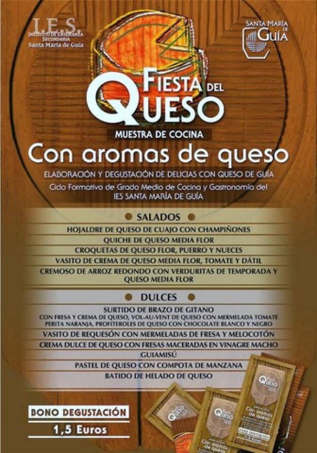 La Fiesta del Queso 2015 se celebrar&aacute; en el casco de Santa Mar&iacute;a de Gu&iacute;a
