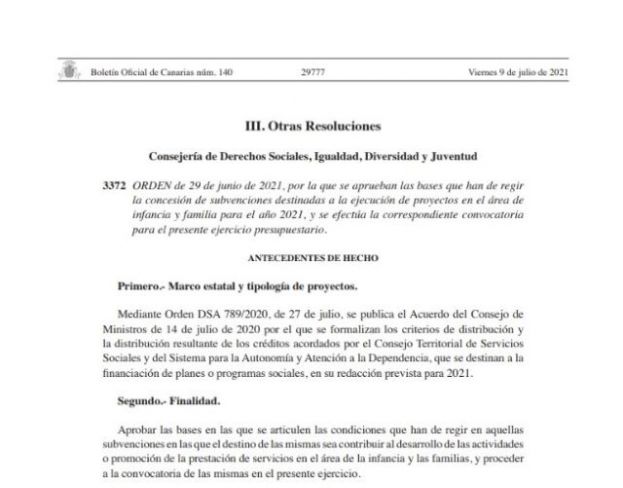 Infancia destina 1,8 millones de euros a financiar proyectos sociales en el &aacute;rea de Infancia y Familia
