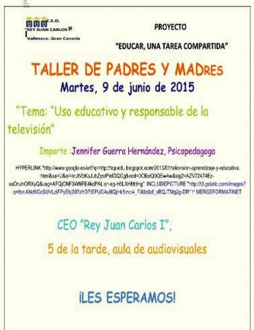 Valleseco: Educar a los menores en el  &ldquo;Uso educativo y responsable de la televisi&oacute;n&rdquo;