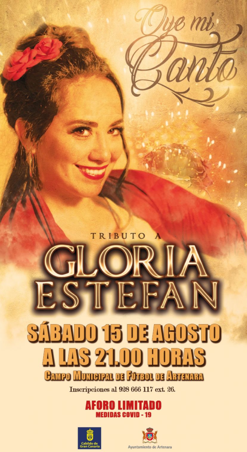 Artenara: Concierto - Tributo a Gloria Estefan, con la voz de Natalia Palacios