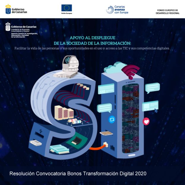 ACIISI destina m&aacute;s de 2,3 millones de euros para 297 proyectos de transformaci&oacute;n digital del tejido productivo