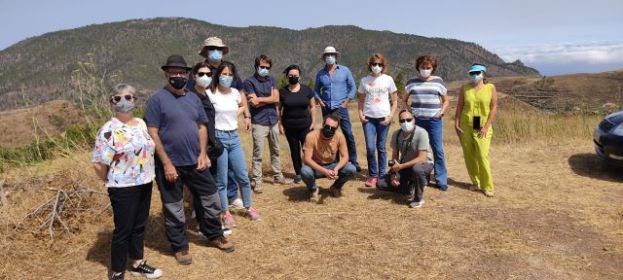 Un grupo cient&iacute;fico visita el Paisaje Cultural de Risco Ca&iacute;do y las Monta&ntilde;as Sagradas