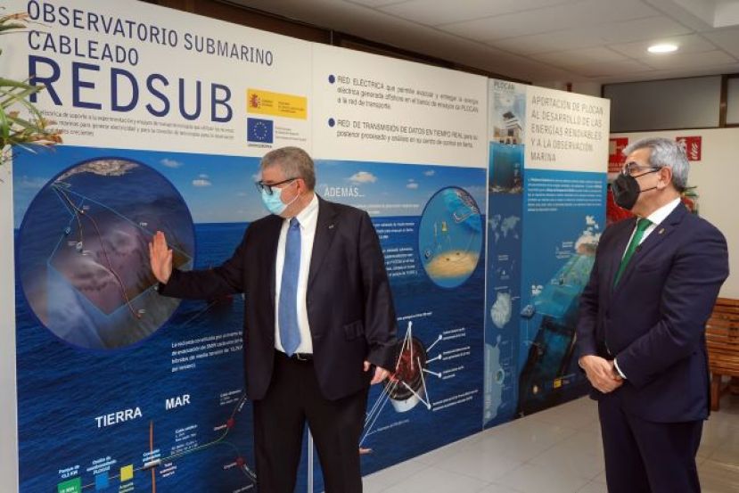 Rom&aacute;n Rodr&iacute;guez anuncia una inversi&oacute;n de seis millones para desarrollar la infraestructura tecnol&oacute;gica de la Plocan