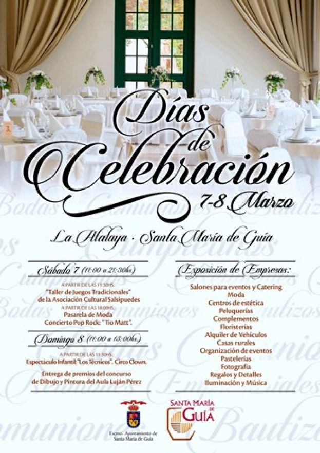 Gu&iacute;a: Medio centenar de empresas participar&aacute;n en la Feria Comercial &ldquo;D&iacute;as de Celebraci&oacute;n&rdquo;