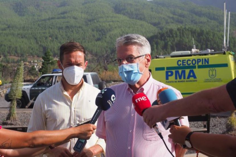 El incendio urbano-agr&iacute;cola de La Palma se declara controlado y baja a nivel 1 del INFOCA
