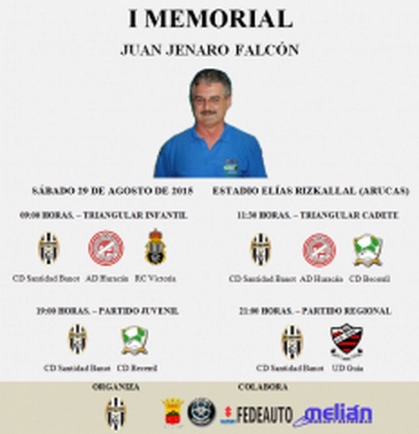 El CD Santidad Banot organiza el primer Memorial Juan Jenaro Falc&oacute;n Santana